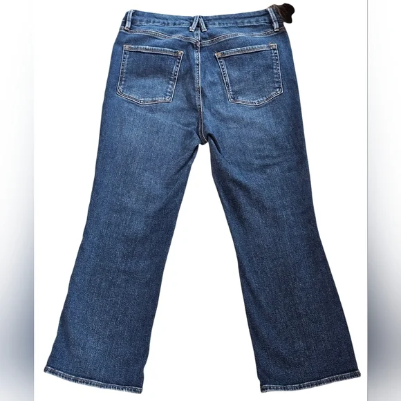 Good American Good Legs Cropped Mini Boot High Rise Jeans 12/31. - Picture 6 of 14